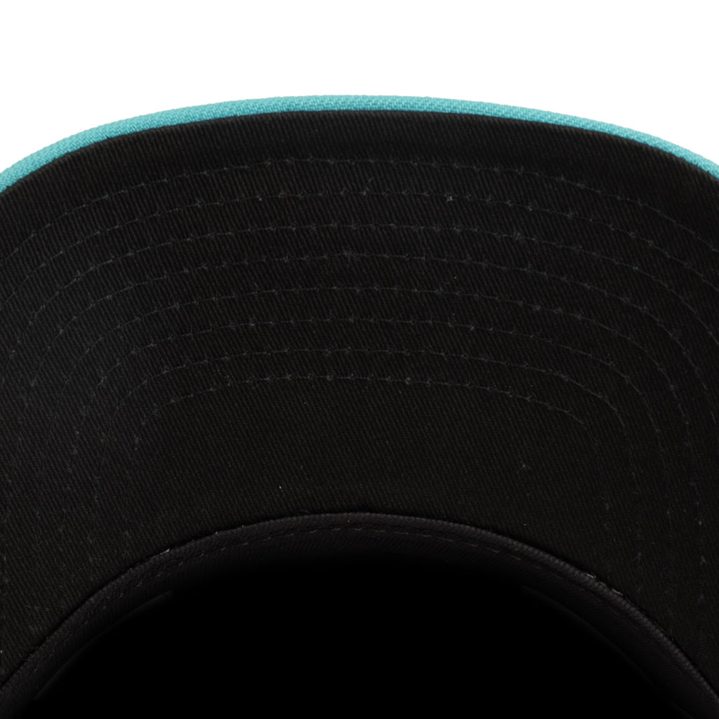 MLB Miami Marlins New Era Team Undervisor 9FIFTY A-Frame Snapback Hat - Teal