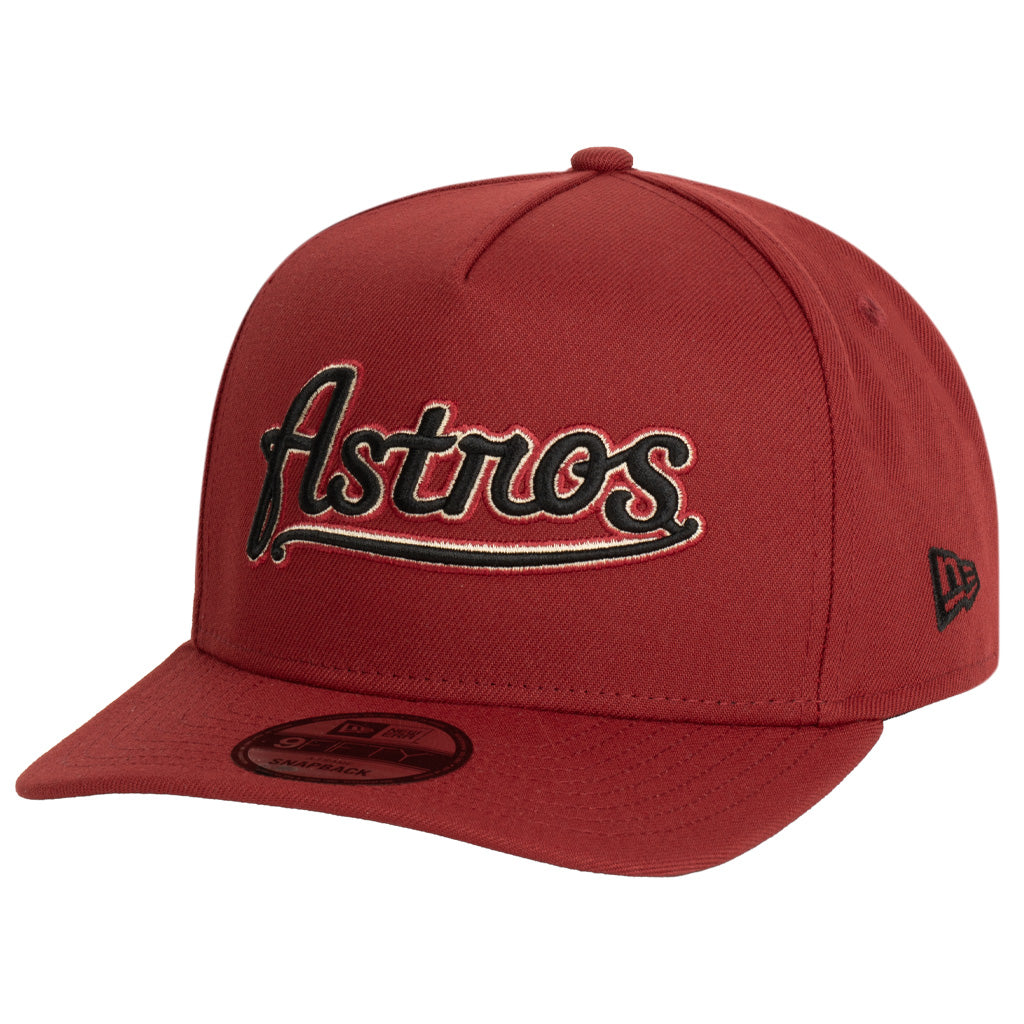 MLB Houston Astros New Era Team Undervisor 9FIFTY A-Frame Snapback Hat - Red