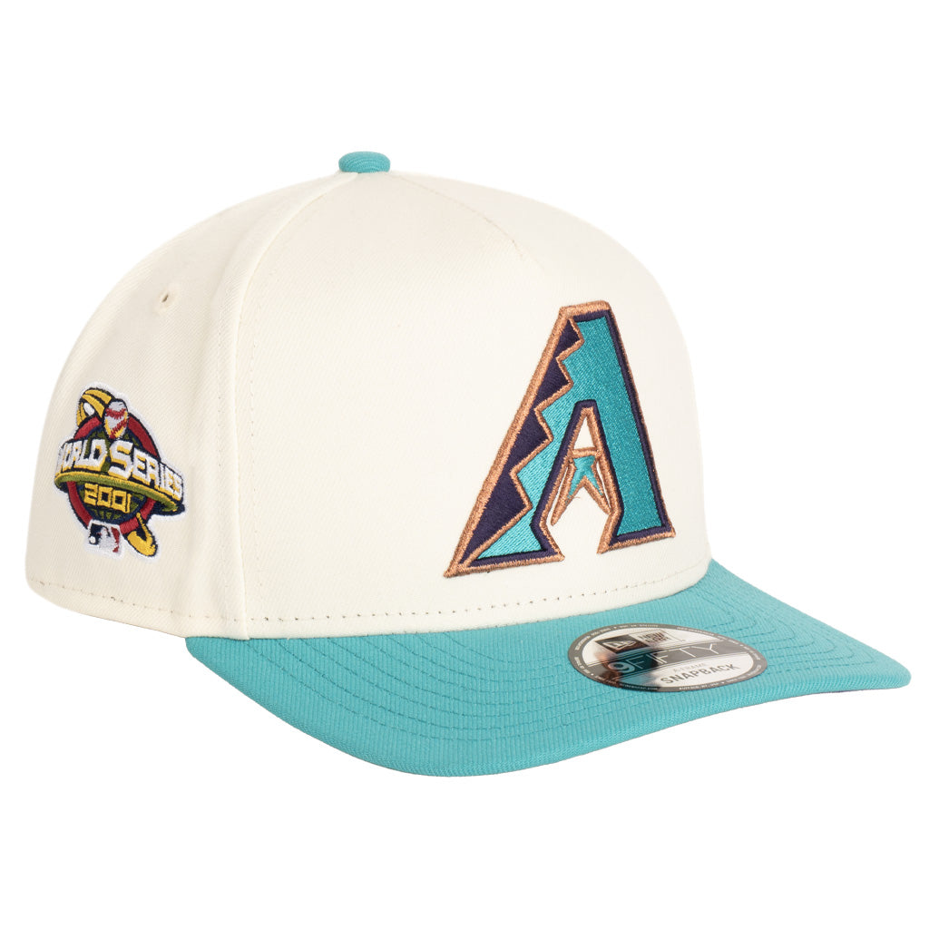 MLB Arizona Diamondbacks New Era Team Undervisor 9FIFTY A-Frame Snapback Hat - Cream