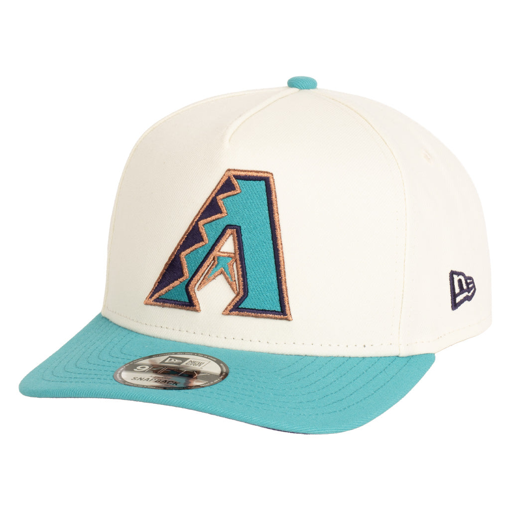 MLB Arizona Diamondbacks New Era Team Undervisor 9FIFTY A-Frame Snapback Hat - Cream