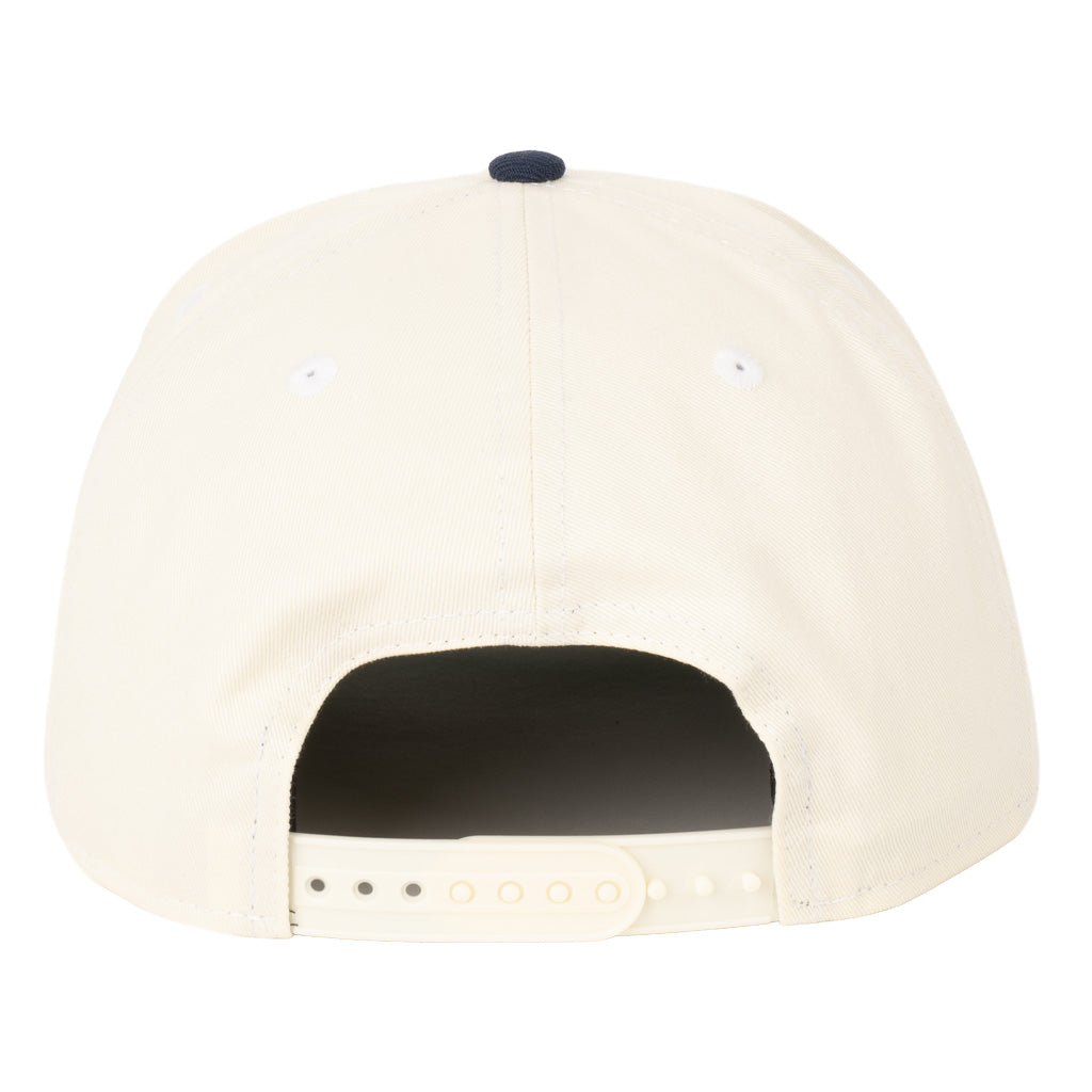 NFL Tennessee Titans New Era Two-Tone Primary Team Color 9FIFTY A-Frame Snapback Hat - Cream
