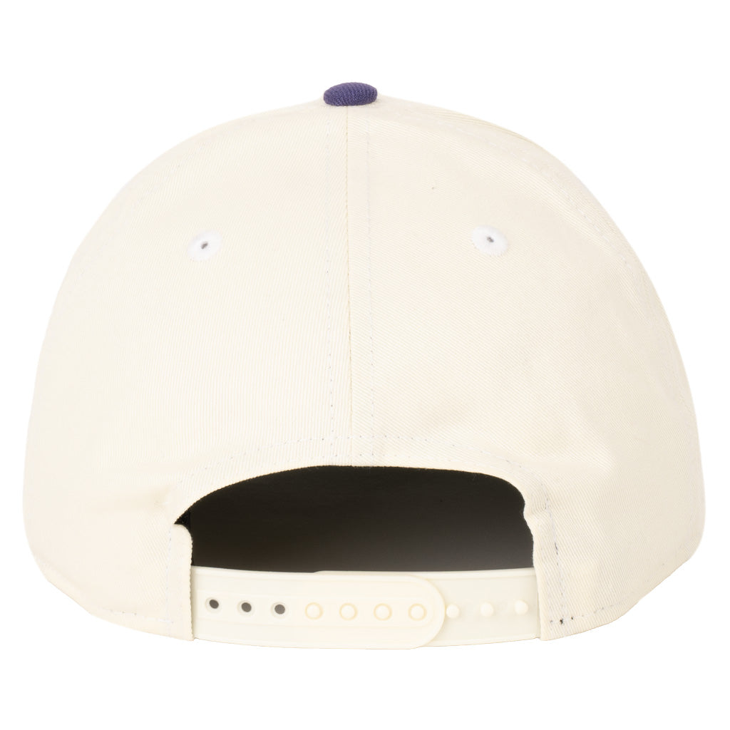 NFL Baltimore Ravens New Era Two-Tone Alternate Team Color 9FIFTY A-Frame Snapback Hat - Cream