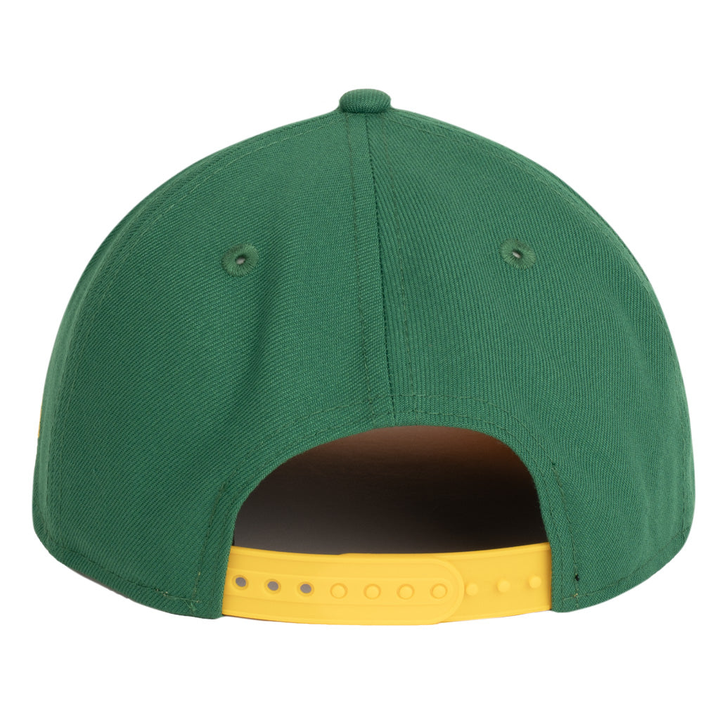 MLB Oakland Athletics New Era Team Undervisor 9FIFTY A-Frame Snapback Hat - Green