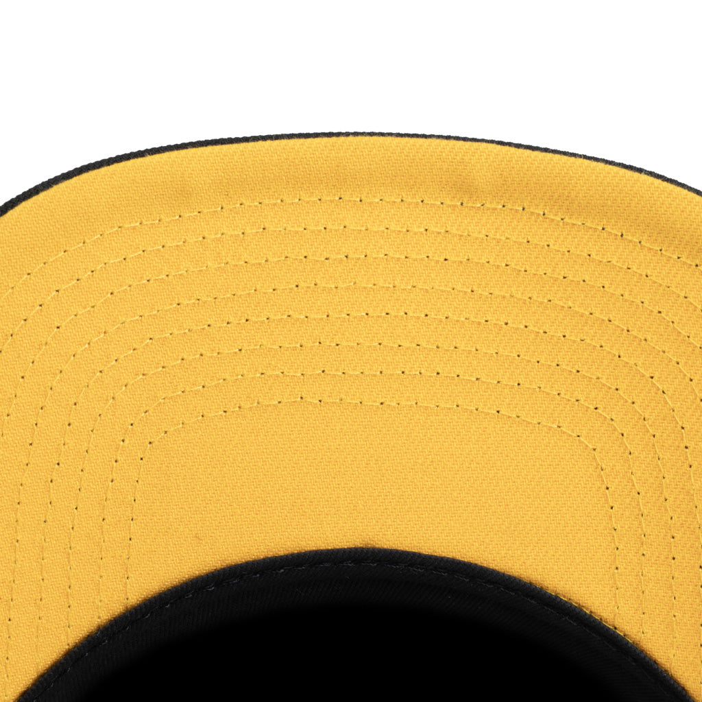 MLB Pittsburgh Pirates New Era Team Undervisor 9FIFTY A-Frame Snapback Hat - Black