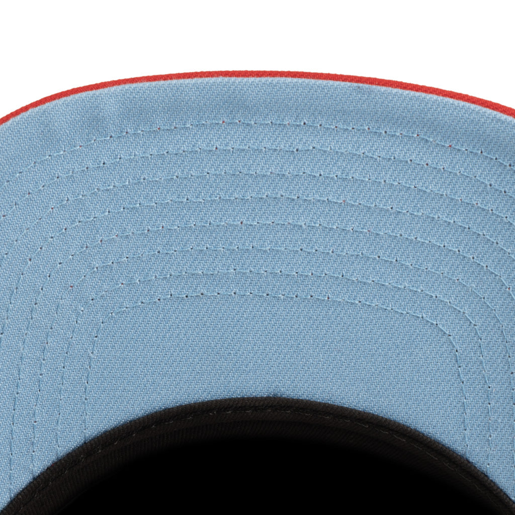 MLB St. Louis Cardinals New Era Team Undervisor 9FIFTY A-Frame Snapback Hat - Red