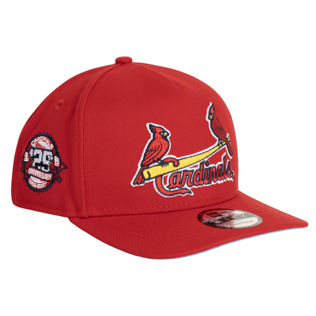 MLB St. Louis Cardinals New Era Team Undervisor 9FIFTY A-Frame Snapback Hat - Red