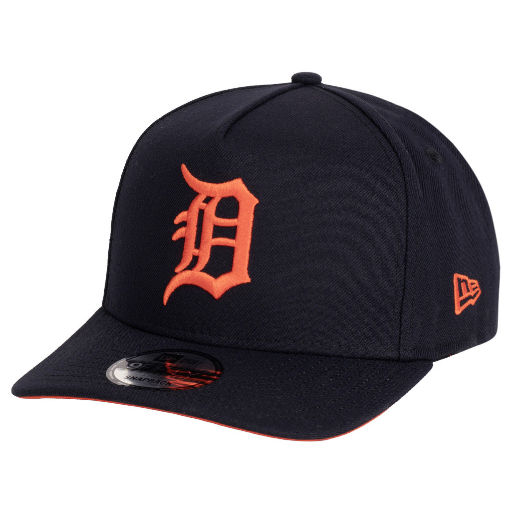 MLB Detroit Tigers New Era Team Undervisor 9FIFTY A-Frame Snapback Hat - Navy