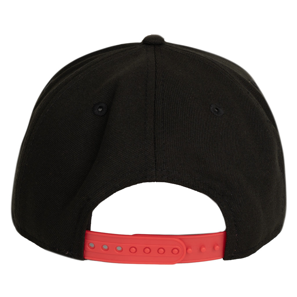 NFL San Francisco 49ers New Era Team Undervisor 9FIFTY A-Frame Snapback Hat - Black