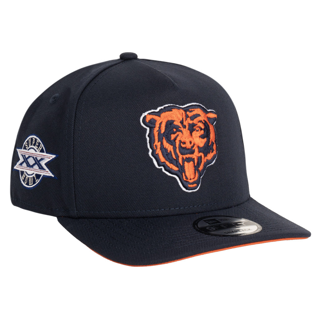 NFL Chicago Bears New Era Team Undervisor 9FIFTY A-Frame Snapback Hat - Navy