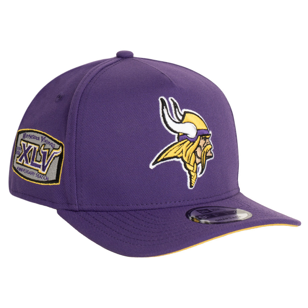 NFL Minnesota Vikings New Era Team Undervisor 9FIFTY A-Frame Snapback Hat - Purple