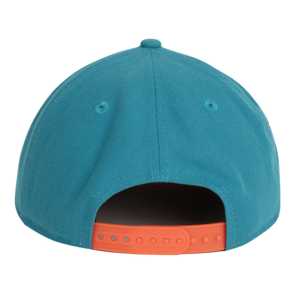 NFL Miami Dolphins New Era Team Undervisor 9FIFTY A-Frame Snapback Hat - Teal