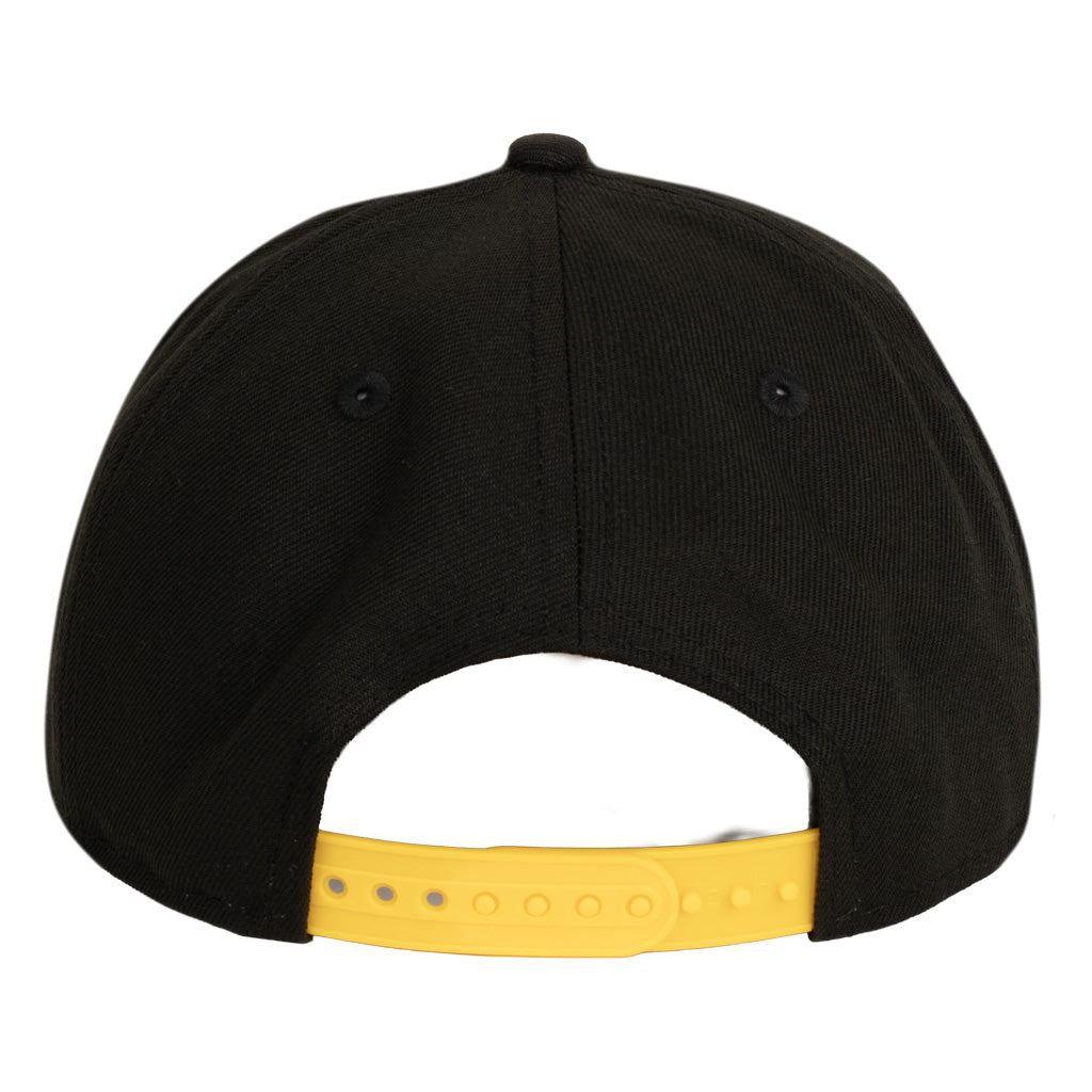 NFL Pittsburgh Steelers New Era Team Undervisor 9FIFTY A-Frame Snapback Hat - Black