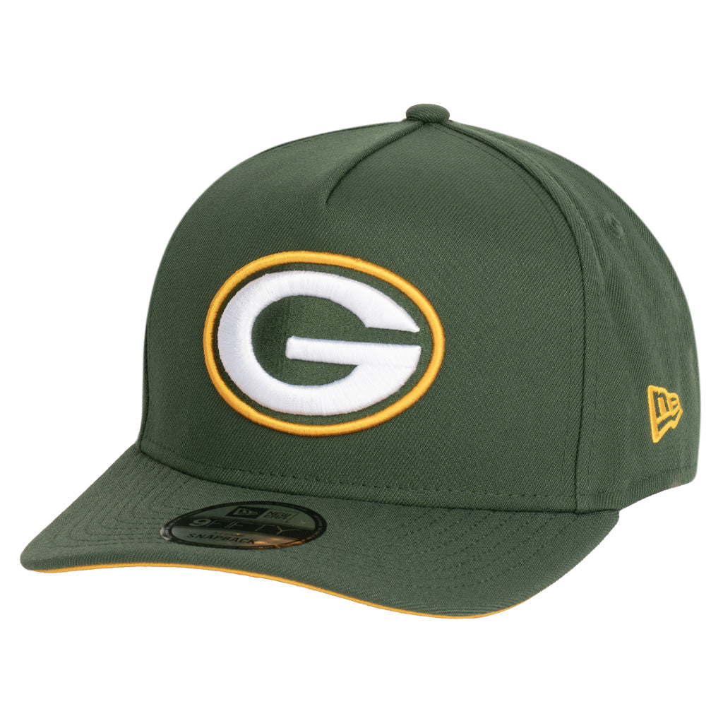 NFL Green Bay Packers New Era Team Undervisor 9FIFTY A-Frame Snapback Hat - Green