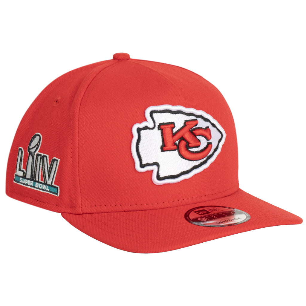 NFL Kansas City Chiefs New Era Team Undervisor 9FIFTY A-Frame Snapback Hat - Red