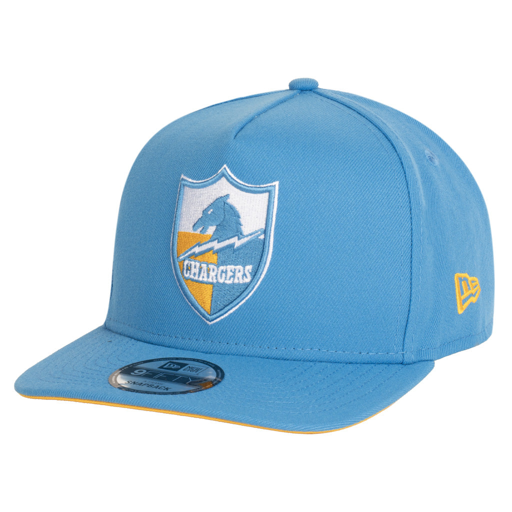 NFL Los Angeles Chargers New Era Team Undervisor 9FIFTY A-Frame Snapback Hat - Blue