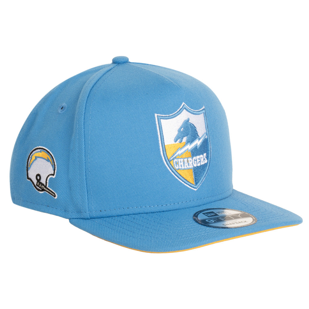 NFL Los Angeles Chargers New Era Team Undervisor 9FIFTY A-Frame Snapback Hat - Blue