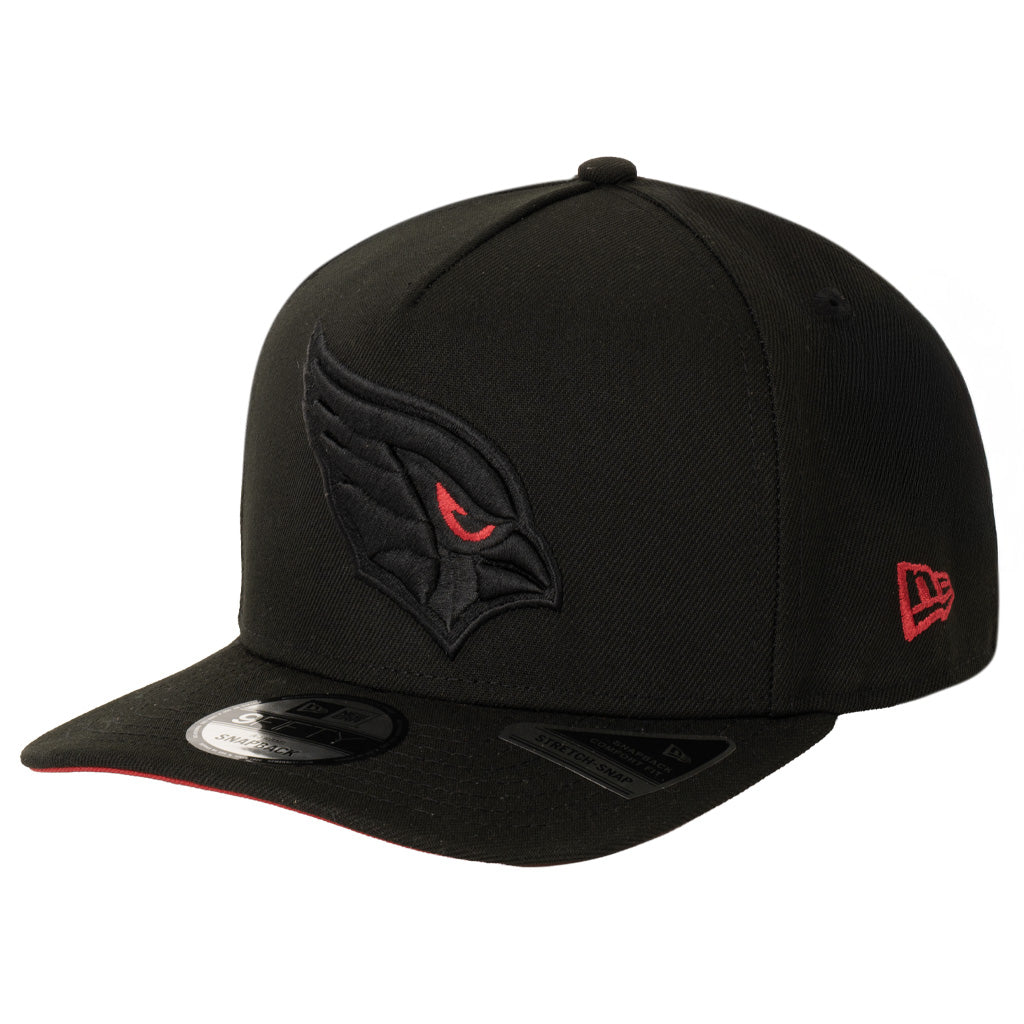 NFL Arizona Cardinals New Era Red Eye Undervisor 9FIFTY A-Frame Snapback Hat - Black