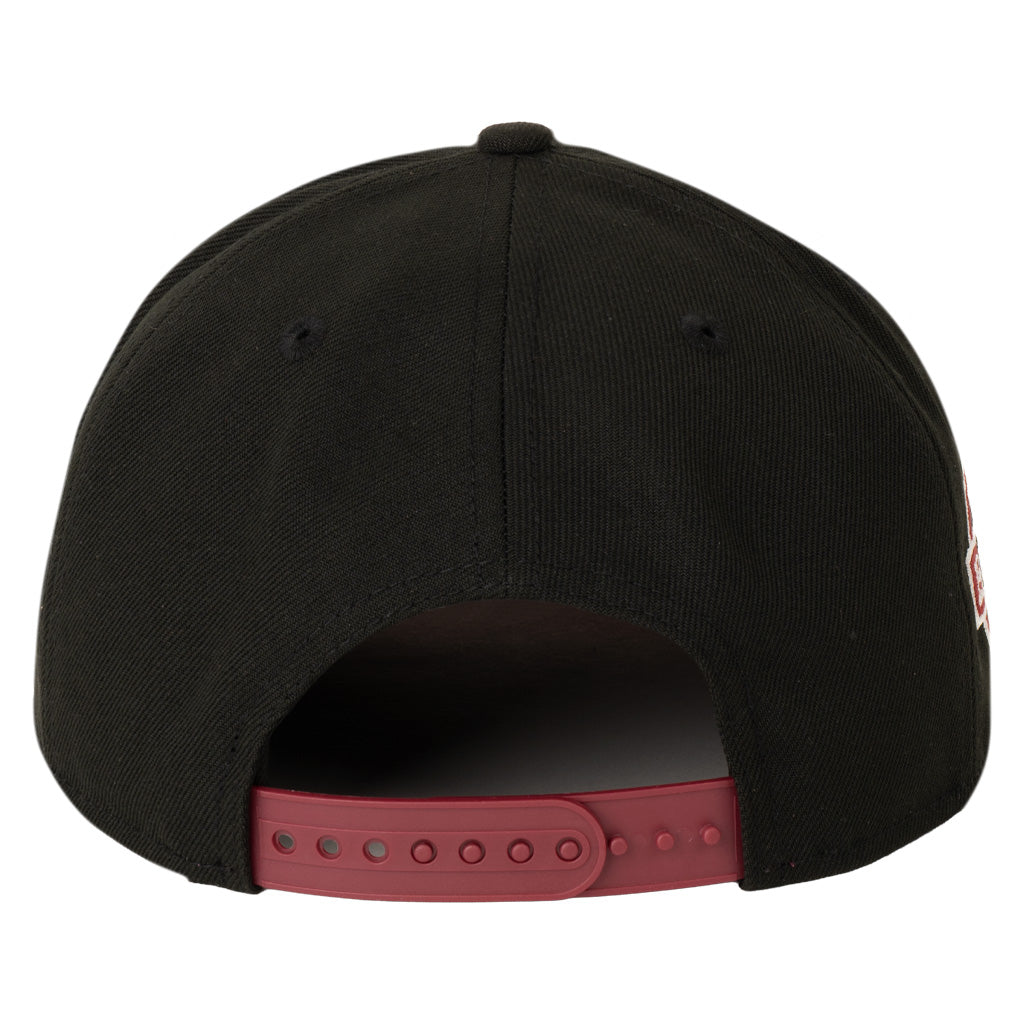 NFL Arizona Cardinals New Era Red Eye Undervisor 9FIFTY A-Frame Snapback Hat - Black