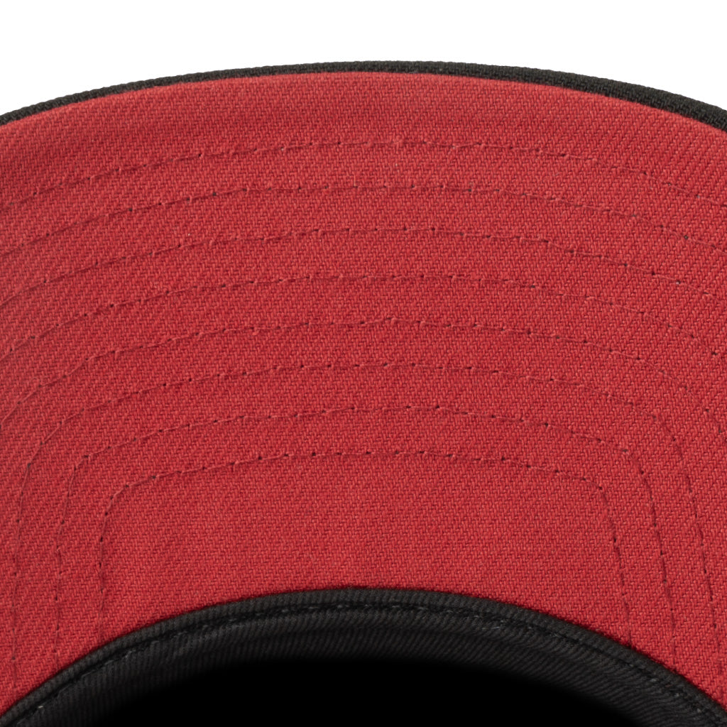 NFL Arizona Cardinals New Era Red Eye Undervisor 9FIFTY A-Frame Snapback Hat - Black