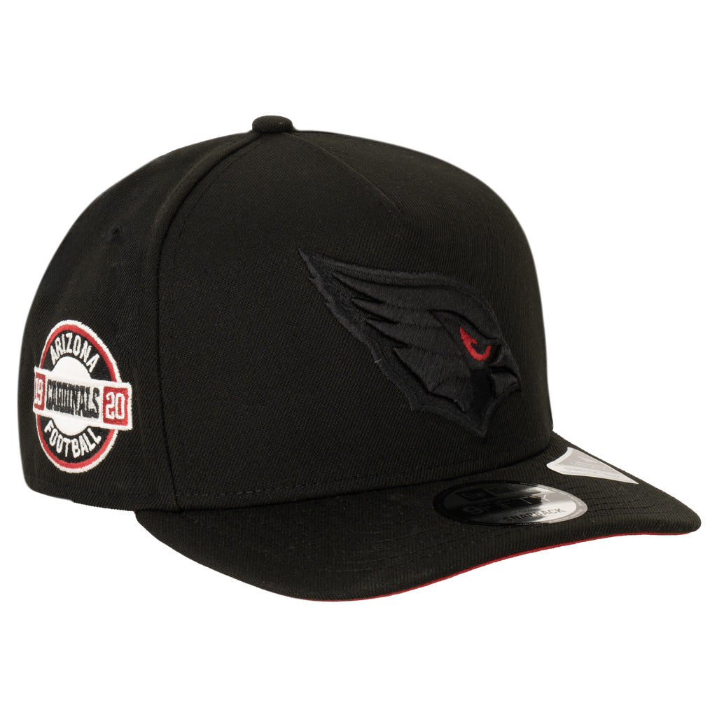 NFL Arizona Cardinals New Era Red Eye Undervisor 9FIFTY A-Frame Snapback Hat - Black