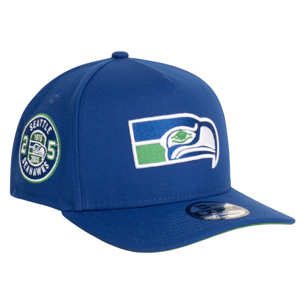 NFL Seattle Seahawks New Era Team Undervisor 9FIFTY A-Frame Snapback Hat - Blue
