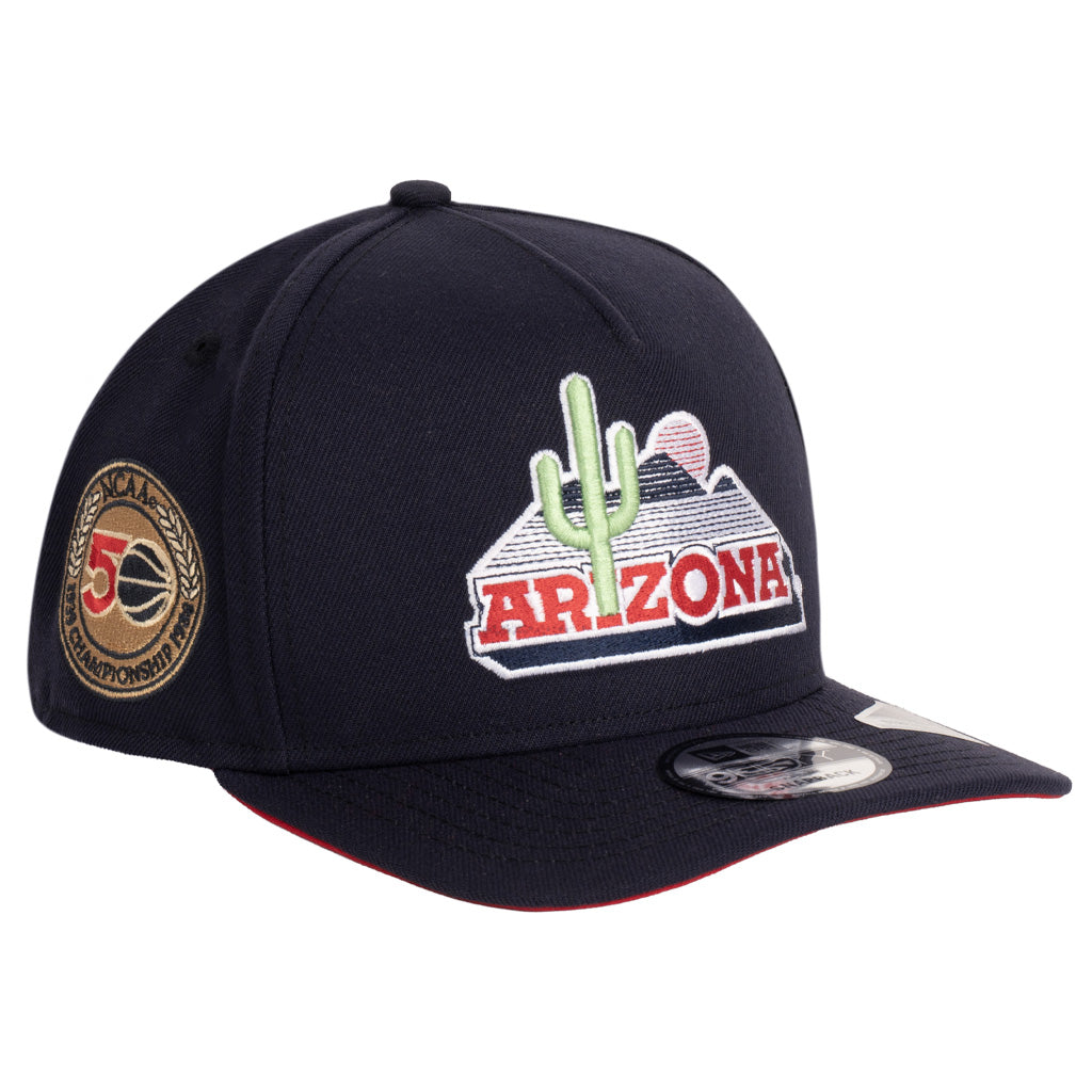 NCAA Arizona Wildcats New Era Team Undervisor 9FIFTY A-Frame Snapback Hat - Navy