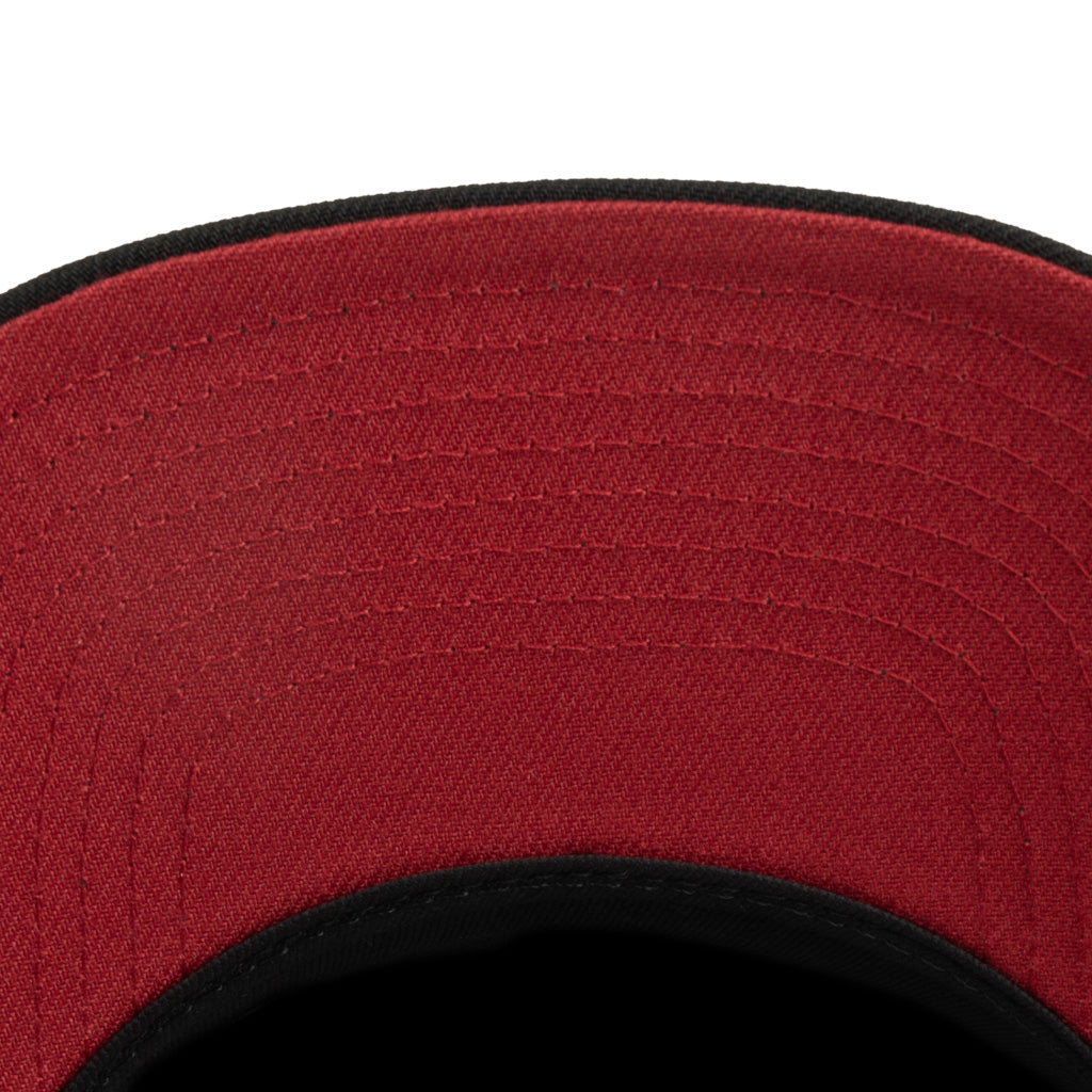 NFL Arizona Cardinals New Era Team Undervisor 9FIFTY A-Frame Snapback Hat - Black