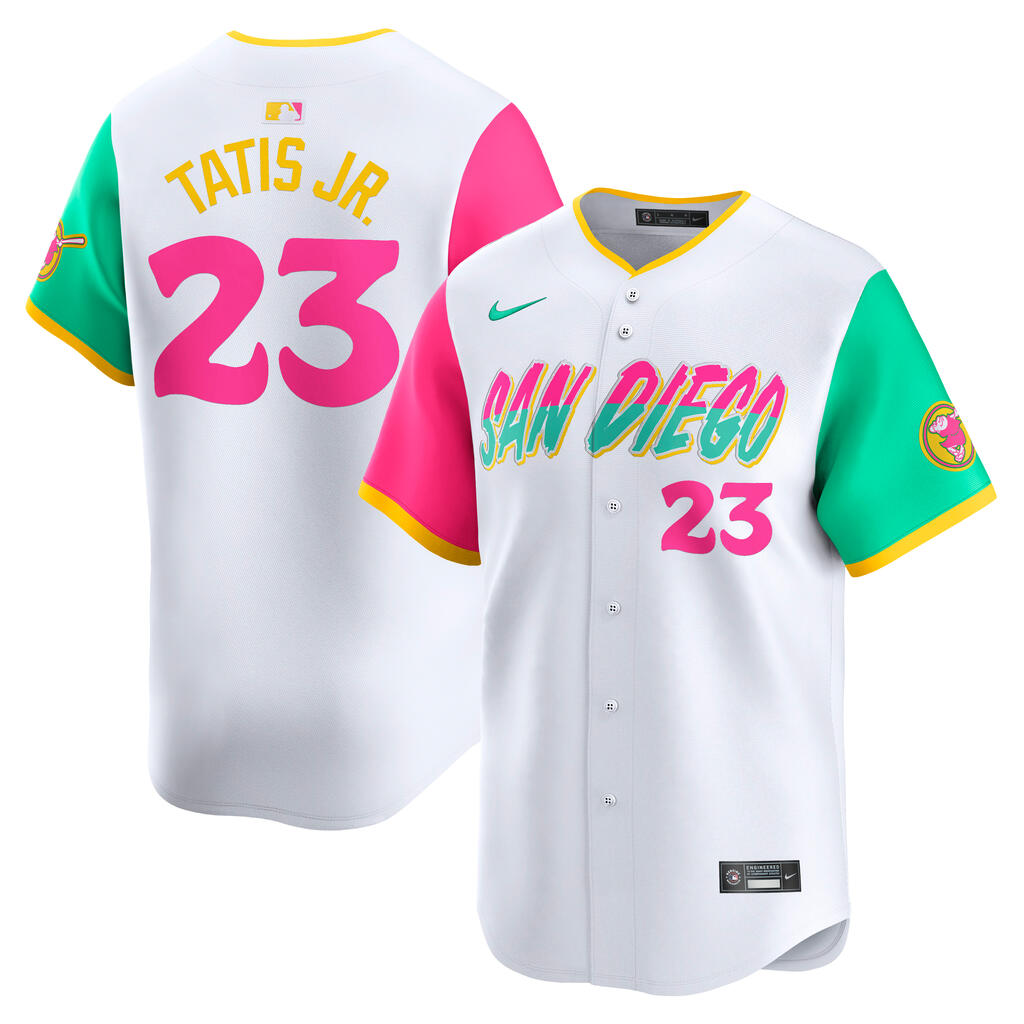 MLB San Diego Padres Fernando Tatís Jr. Nike City Connect Limited Jersey - White