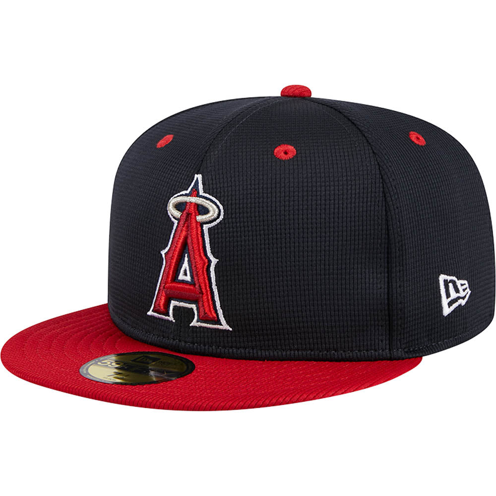 MLB Los Angeles Angels New Era 2025 Batting Practice 59FIFTY Fitted Hat - Navy