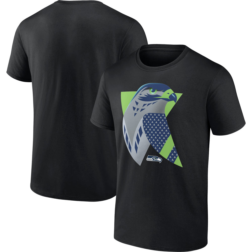 NFL Seattle Seahawks Fanatics Illustration T-Shirt - Black