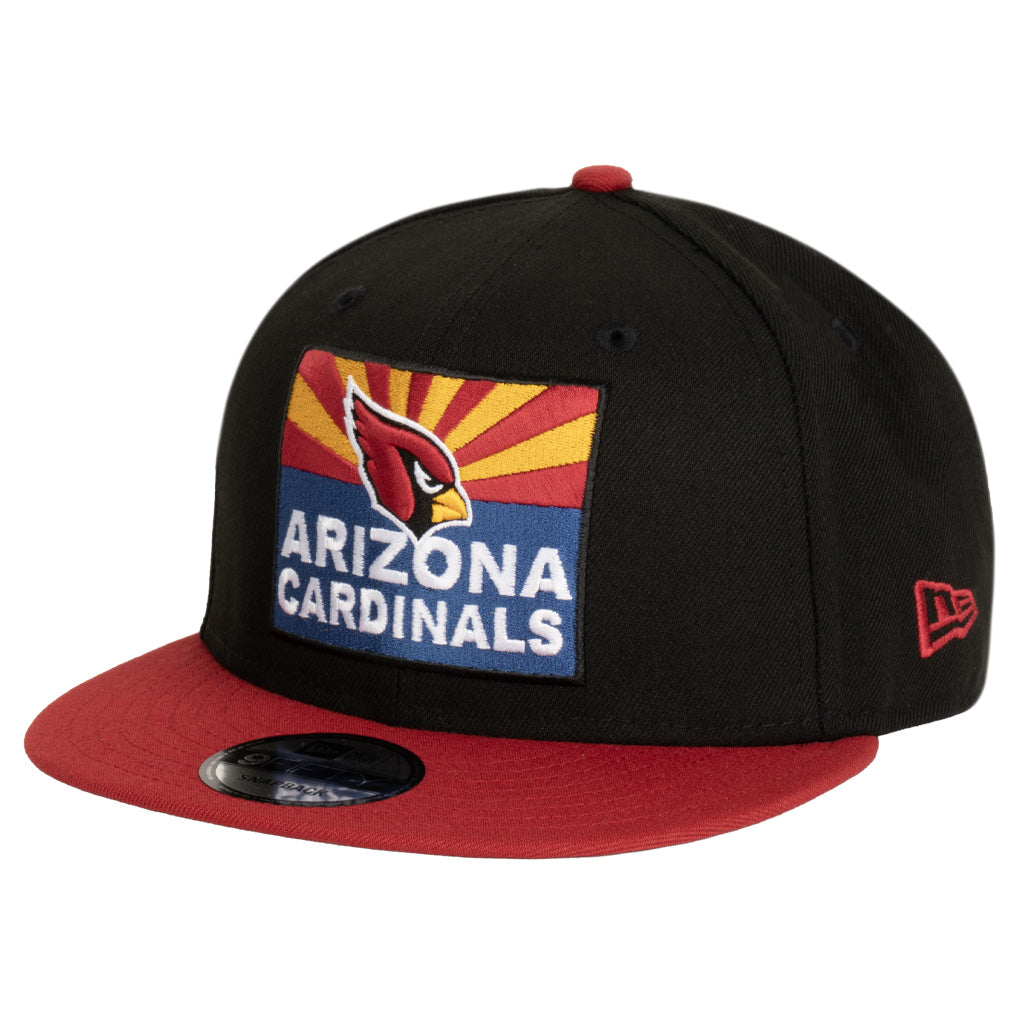 NFL Arizona Cardinals New Era Two-Tone Arizona Flag 9FIFTY Snapback Hat - Black