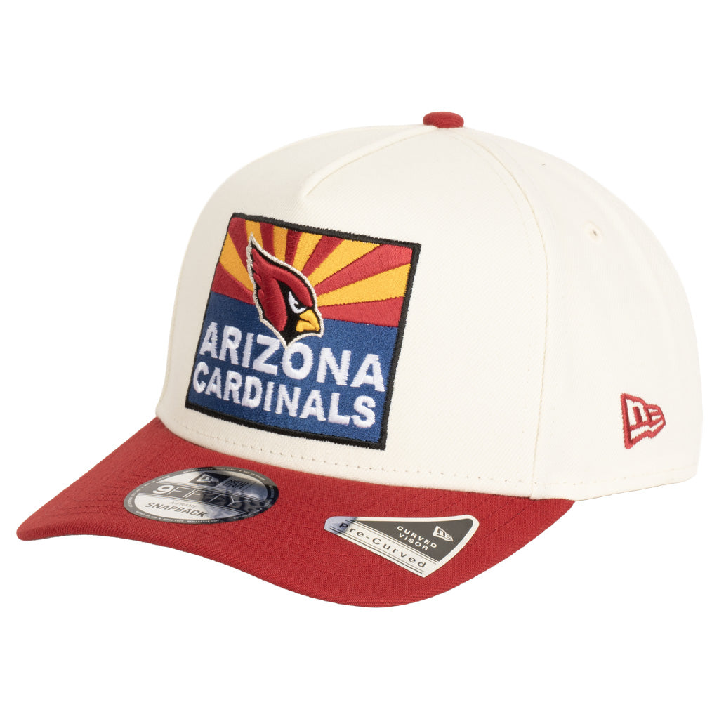 NFL Arizona Cardinals New Era Two-Tone Arizona Flag 9FIFTY A-Frame Snapback Hat - Cream
