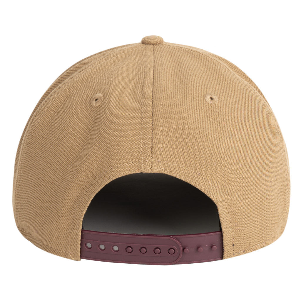 NCAA Arizona State Sun Devils New Era Sparky 9FIFTY A-Frame Snapback Hat - Khaki