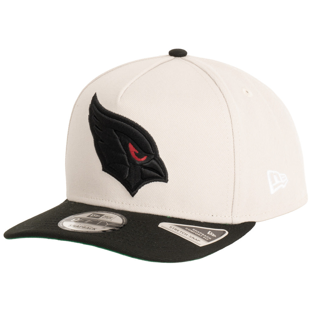 NFL Arizona Cardinals New Era Red Eye Team Color Stone 9FIFTY A-Frame Snapback Hat - Stone