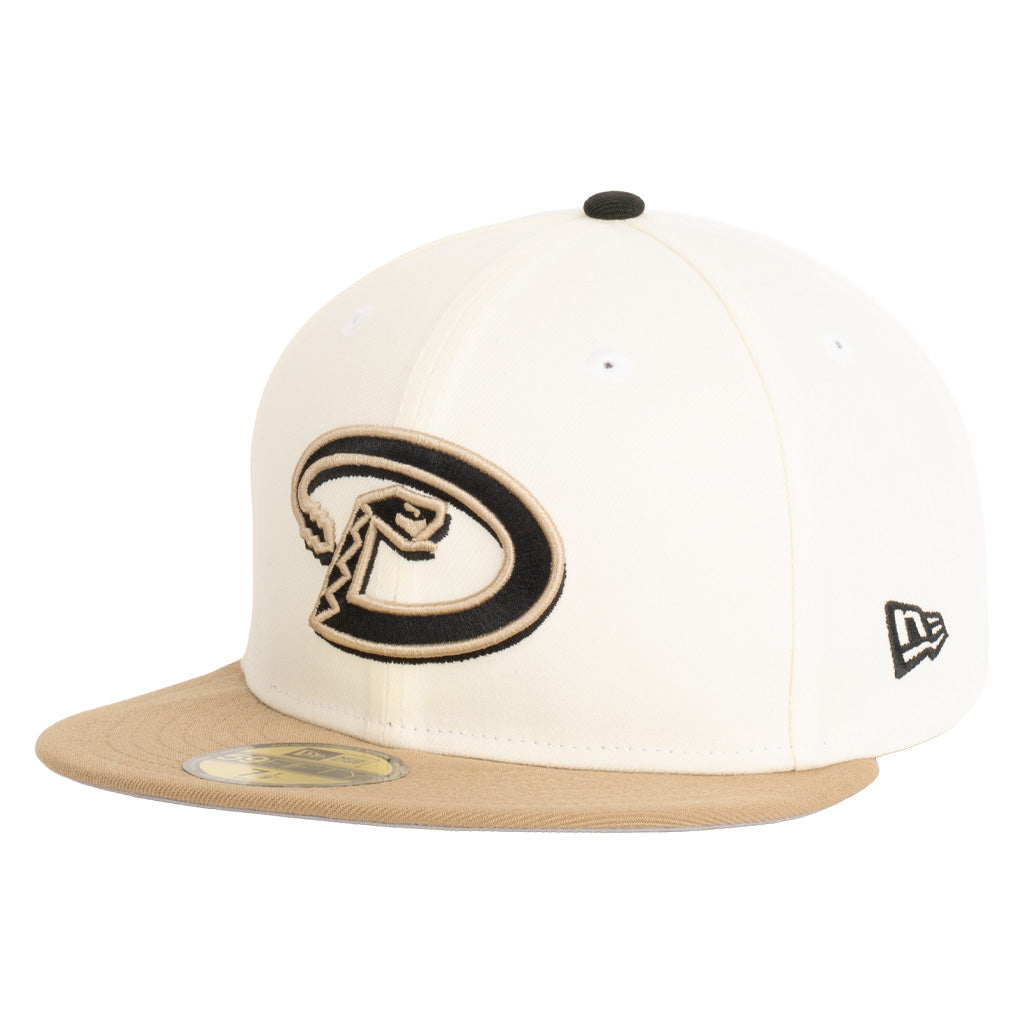 MLB Arizona Diamondbacks New Era Dark Harvester 59FIFTY Fitted Hat - Cream