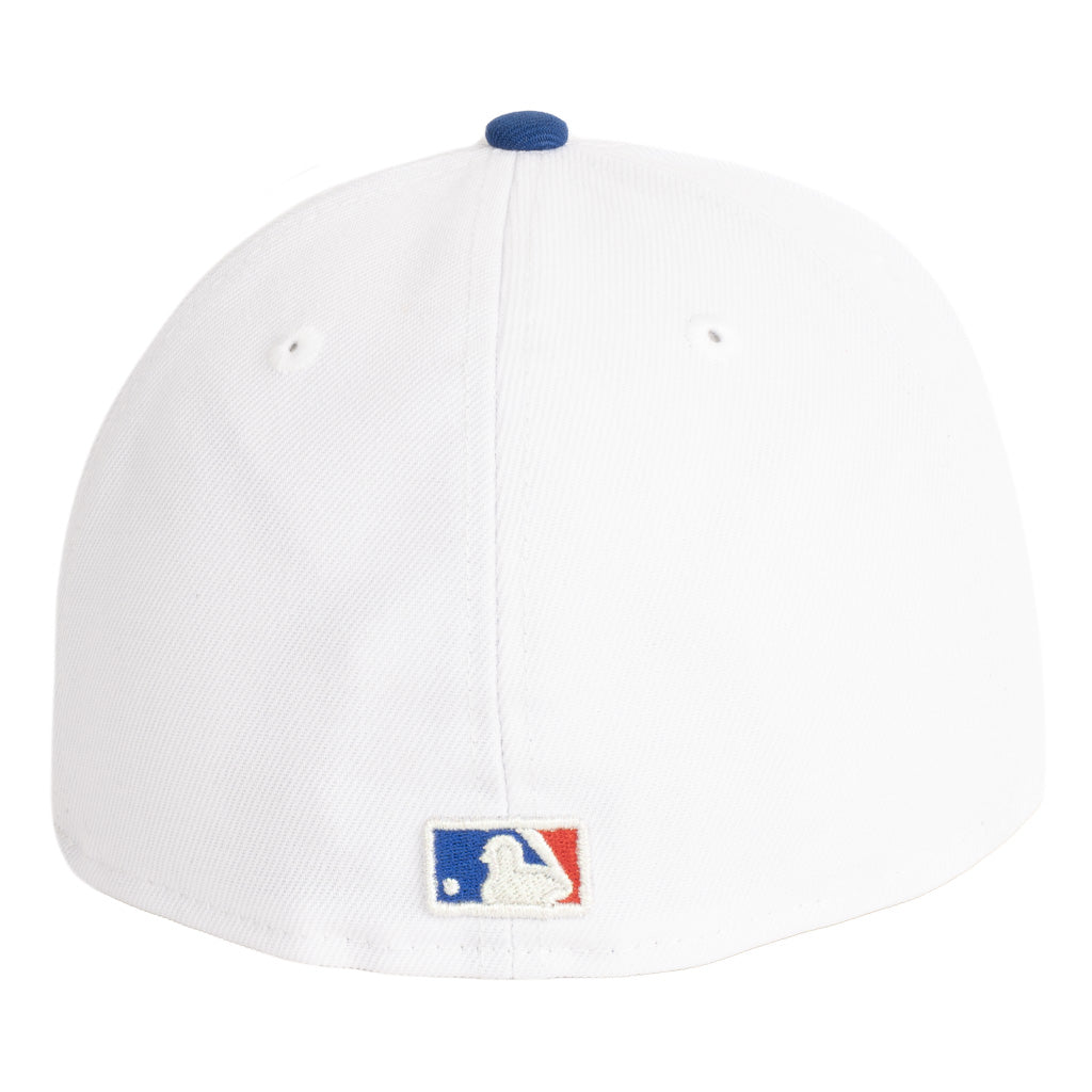 MLB Los Angeles Dodgers New Era Two-Tone OTC 59FIFTY A-Frame Fitted Hat - White