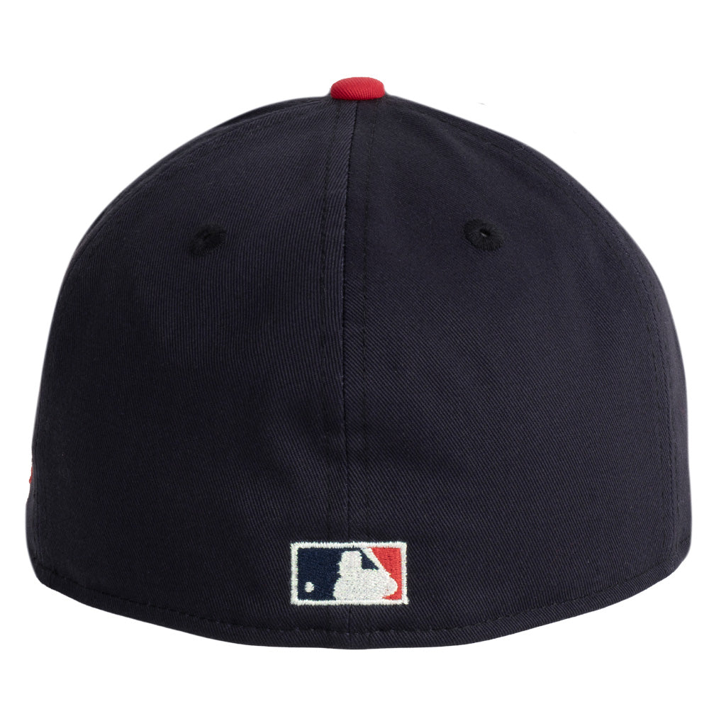 MLB Atlanta Braves New Era Two-Tone OTC 59FIFTY A-Frame Fitted Hat - Navy