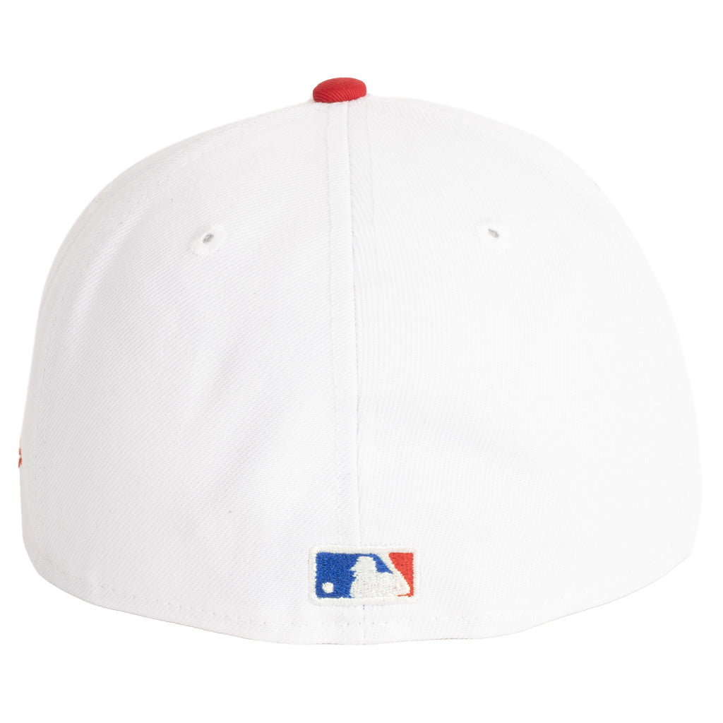 MLB Boston Red Sox New Era Two-Tone OTC 59FIFTY A-Frame Fitted Hat - White