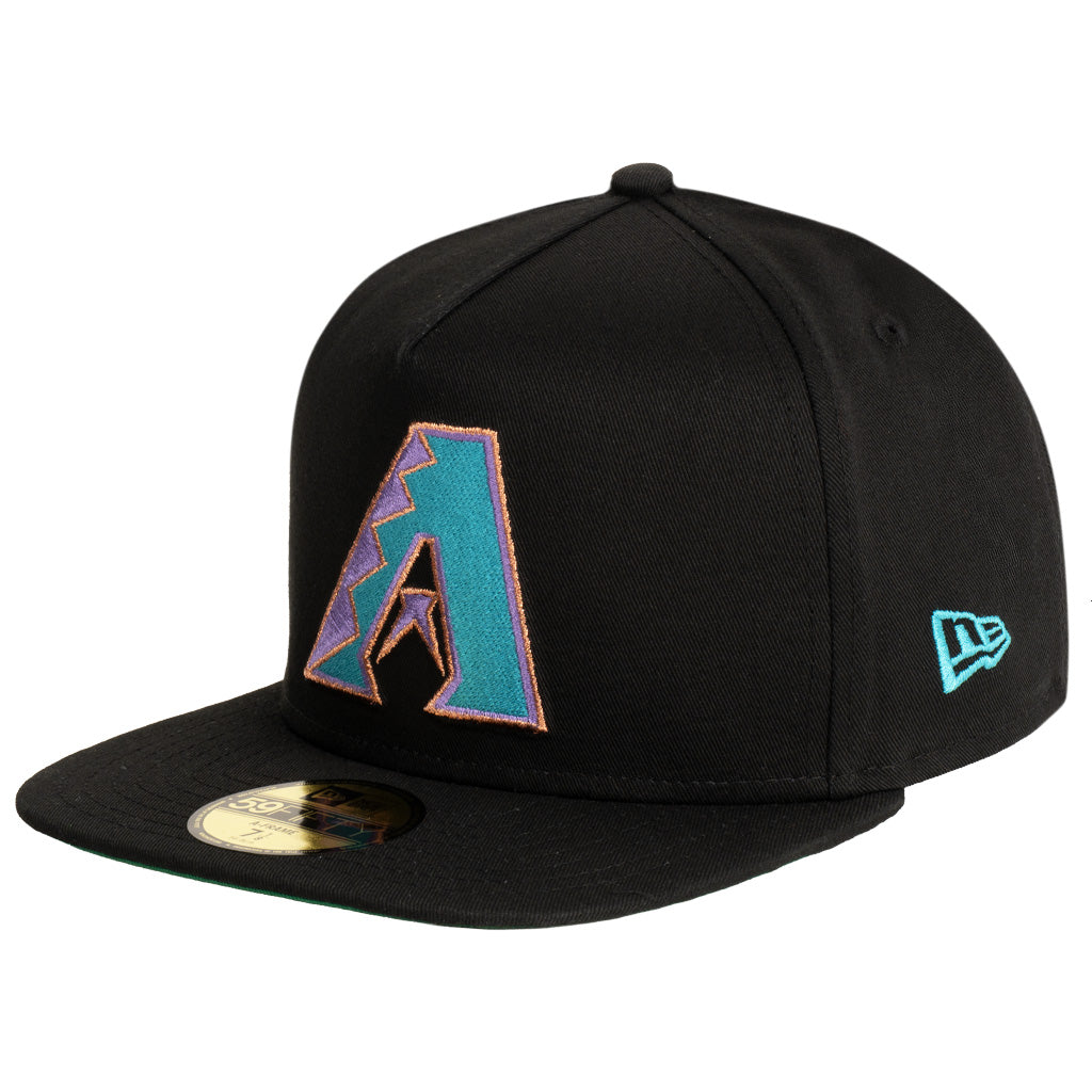 MLB Arizona Diamondbacks New Era OTC 59FIFTY A-Frame Fitted Hat - Black
