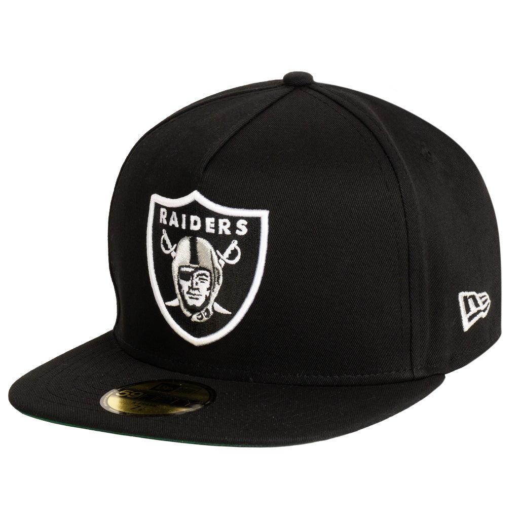 NFL Las Vegas Raiders New Era OTC 59FIFTY A-Frame Fitted Hat - Black