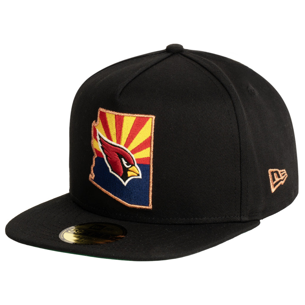 NFL Arizona Cardinals New Era OTC 59FIFTY A-Frame Fitted Hat - Black