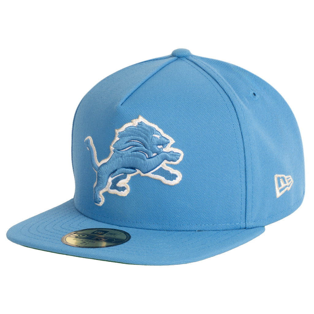 NFL Detroit Lions New Era OTC 59FIFTY A-Frame Fitted Hat - Blue
