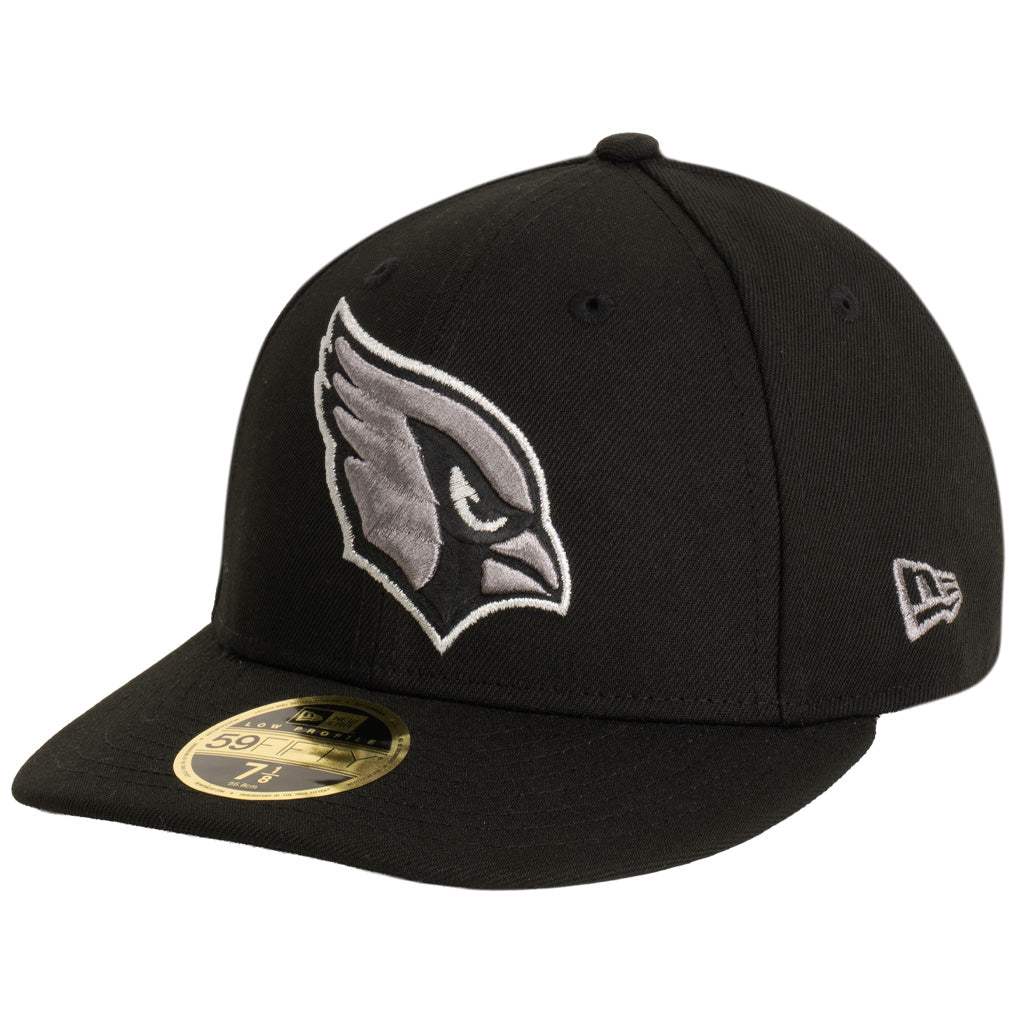 NFL Arizona Cardinals New Era Stealth 59FIFTY Low Profile Fitted Hat - Black