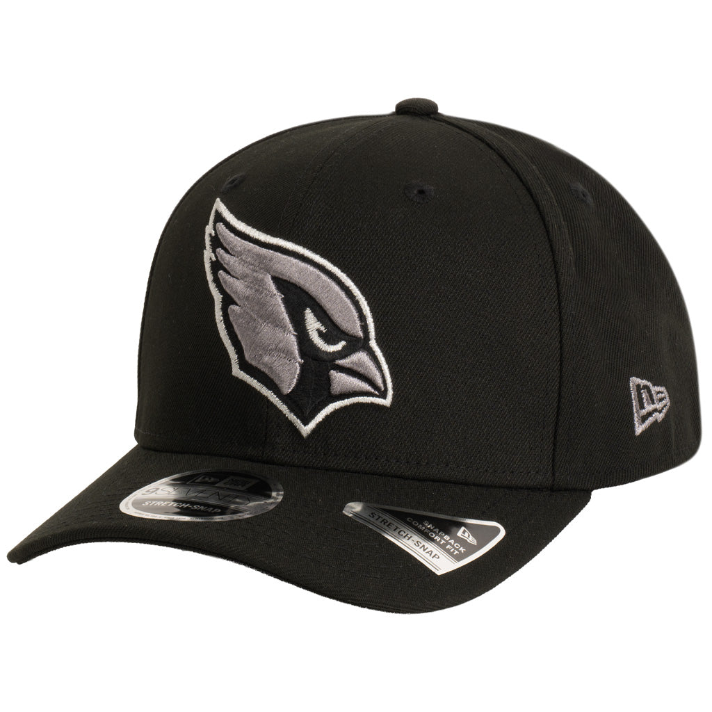 NFL Arizona Cardinals New Era Stealth 9SEVENTY Stretch Snap Hat - Black