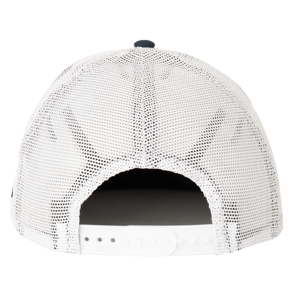 NFL New England Patriots New Era Rival Shadowline Trucker 9FIFTY Snapback Hat - White