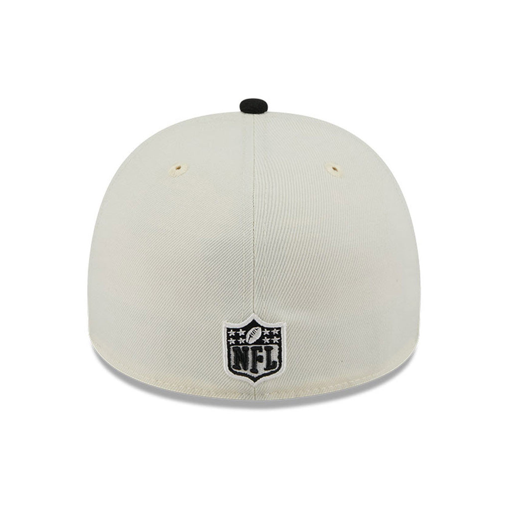 NFL Las Vegas Raiders New Era 2025 Draft 59FIFTY A-Frame Fitted Hat - Chrome