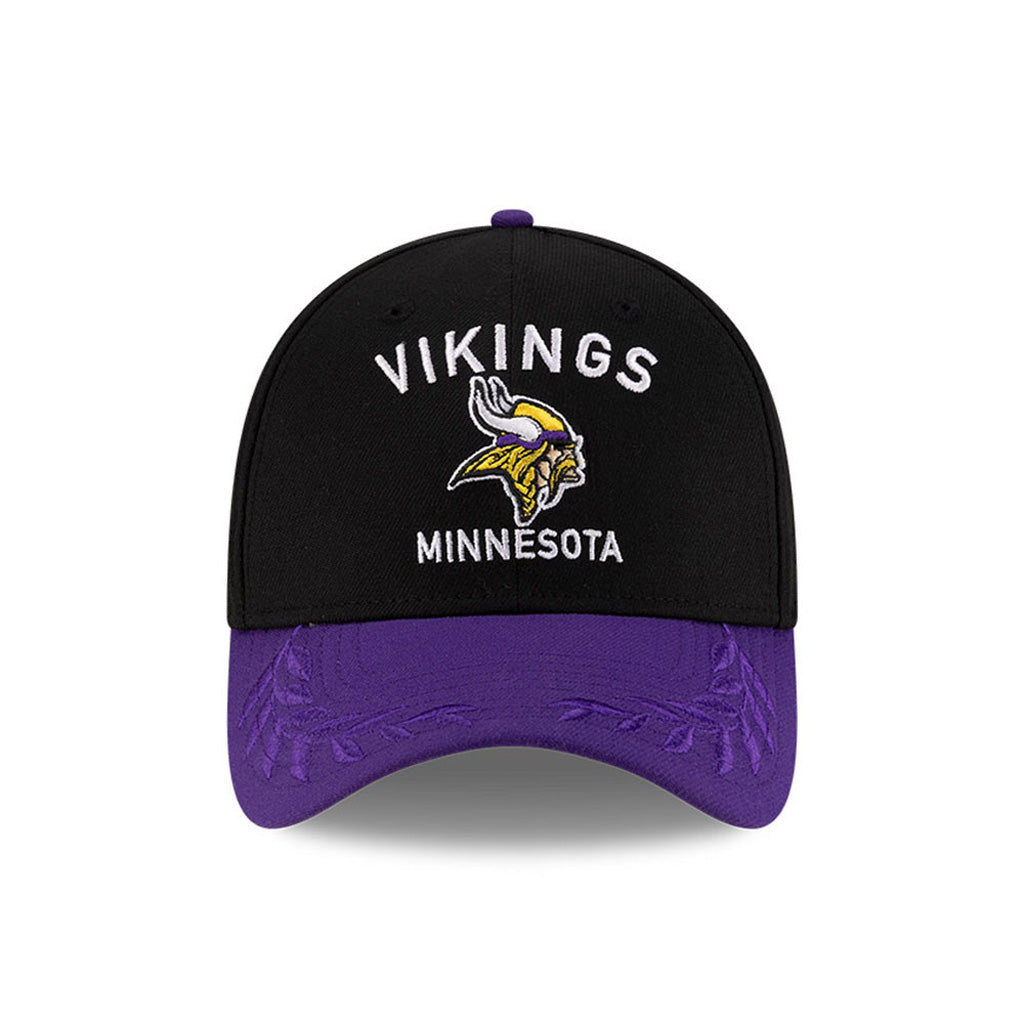 NFL Minnesota Vikings New Era 2025 Draft 39THIRTY Flex Fit Hat - Black