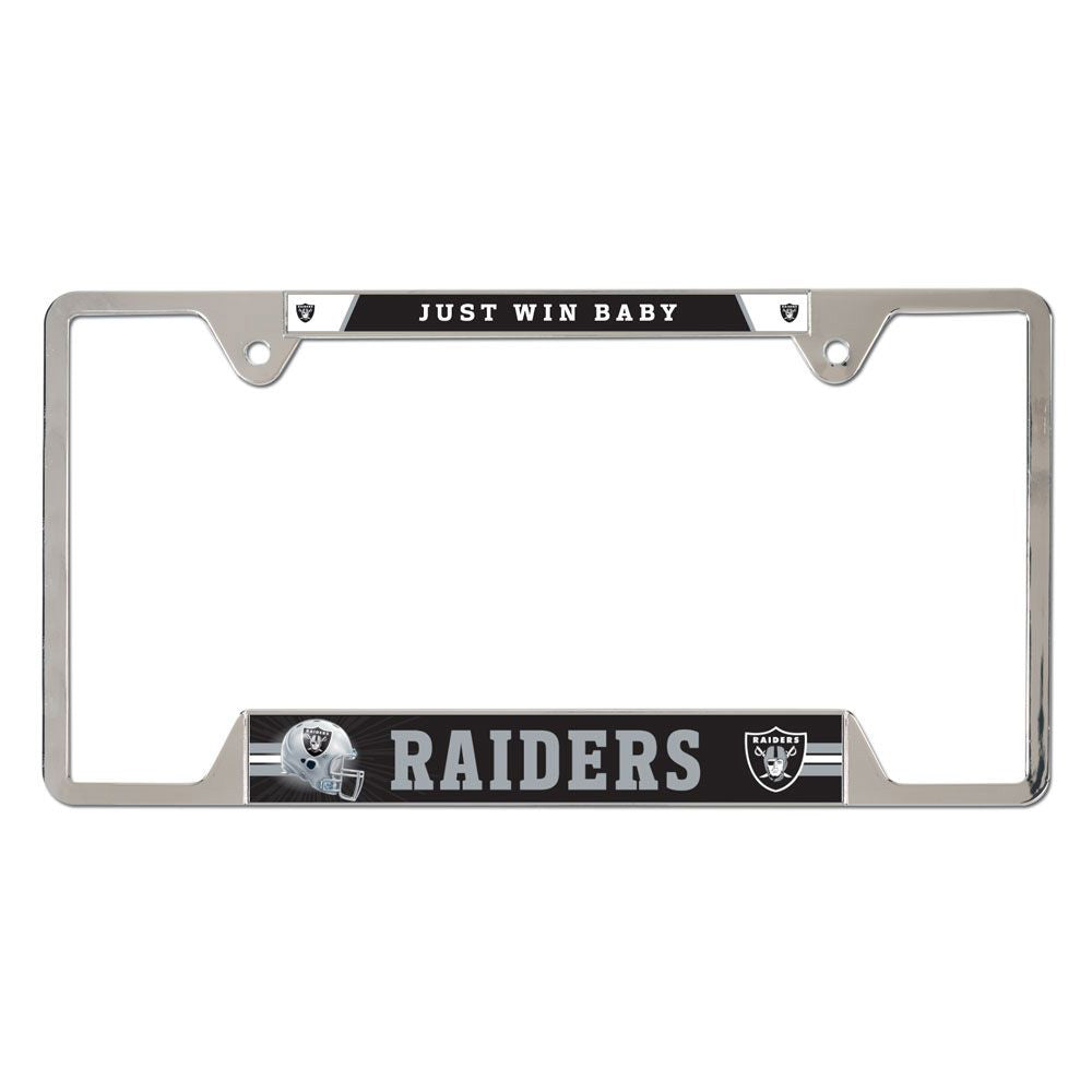 NFL Las Vegas Raiders WinCraft Metal License Plate Frame