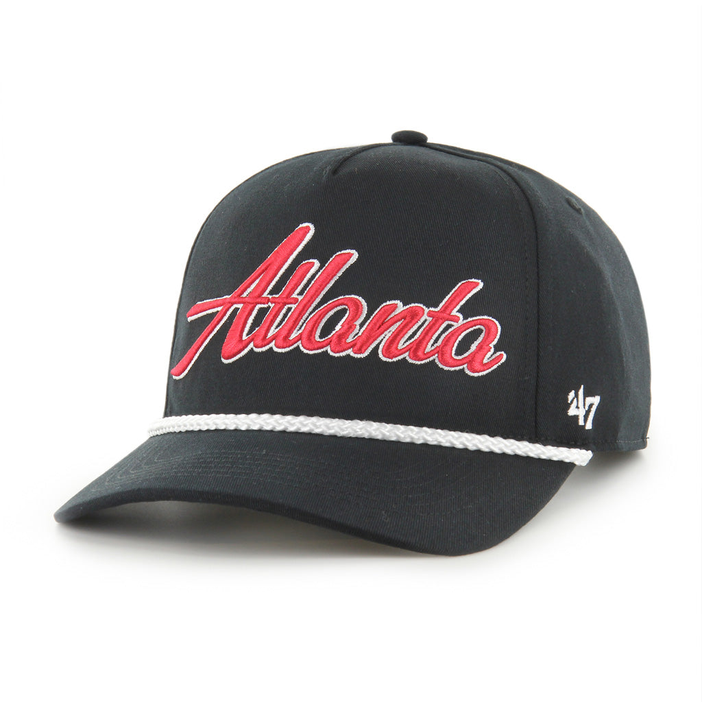 NFL Atlanta Falcons '47 Overhand Hitch Snapback Hat - Black