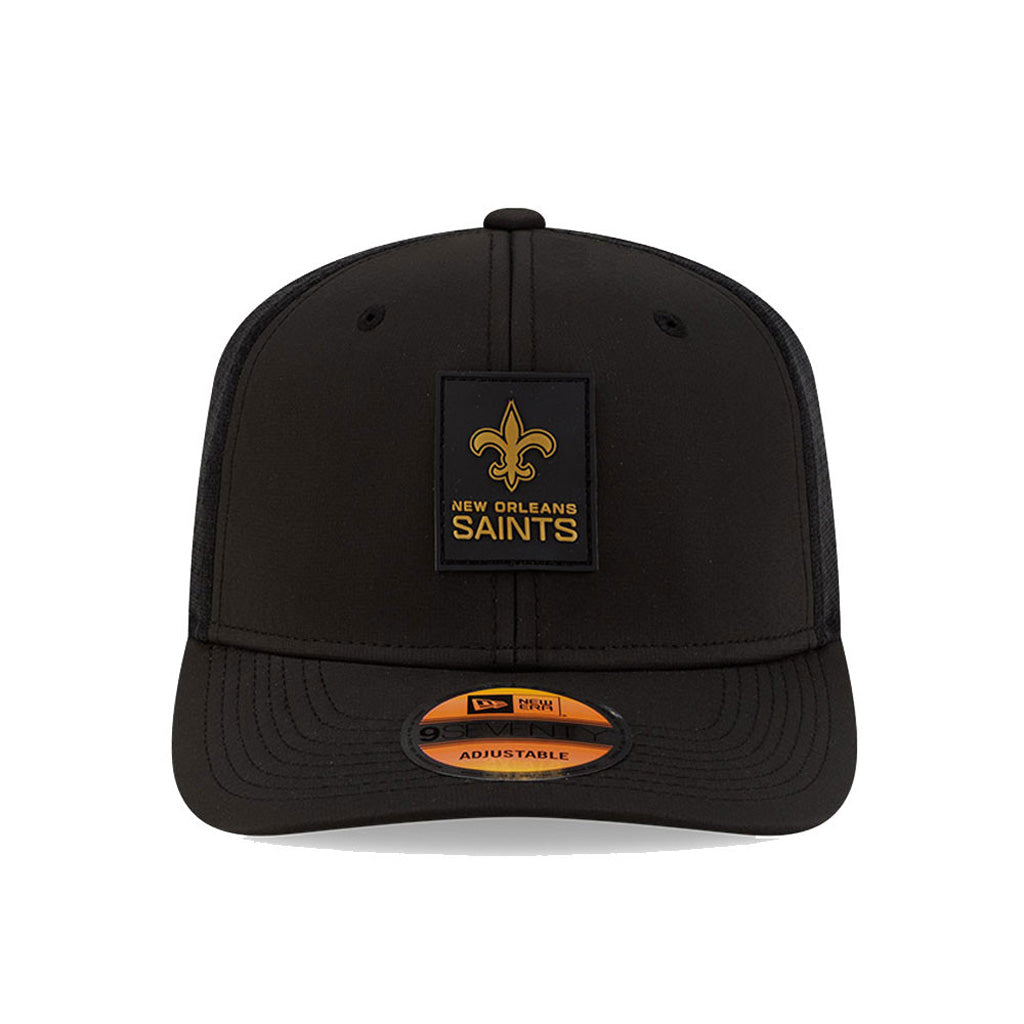 NFL New Orleans Saints New Era 2025 Sideline 9SEVENTY Stretch-Snapback Hat - Black
